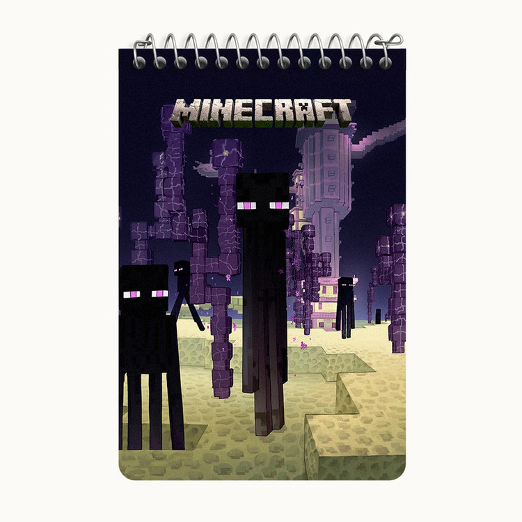 دفتر یادداشت 50 برگ خندالو طرح ماینکرافت (Minecraft) کد F14077