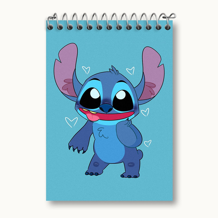 دفتر یادداشت 50 برگ خندالو مدل استیچ (Stitch) کد 37190