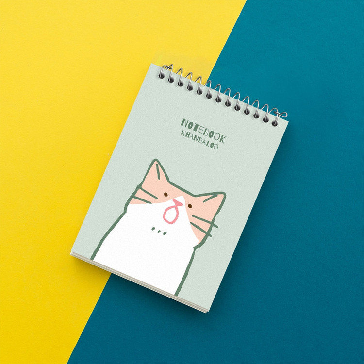 دفتر یادداشت 50 برگ خندالو مدل گربه (Cat) کد N905