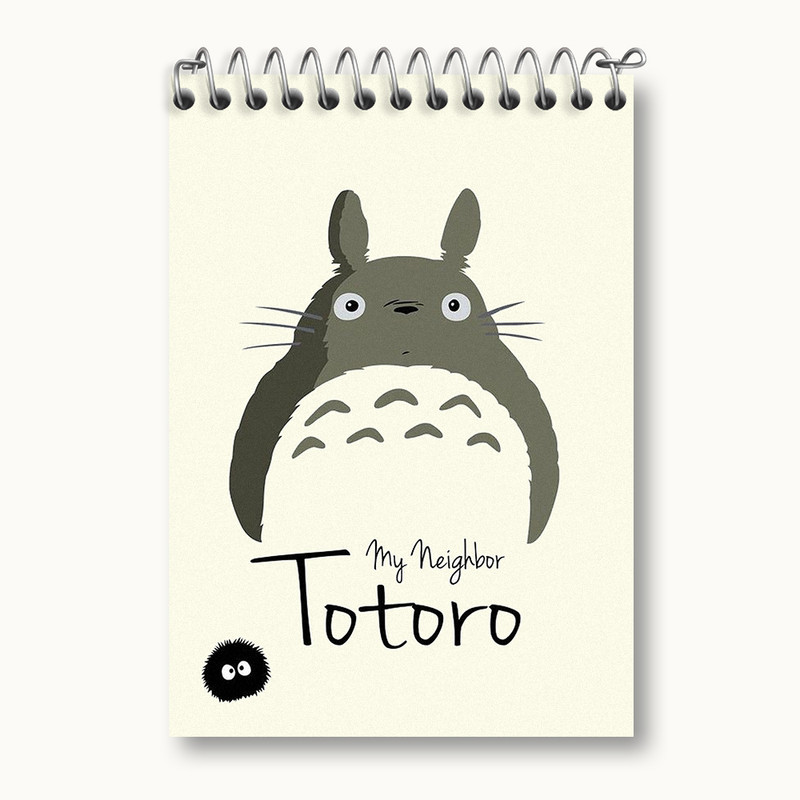 دفتر یادداشت 50 برگ خندالو طرح انیمه توتورو (Totoro) کد N2118