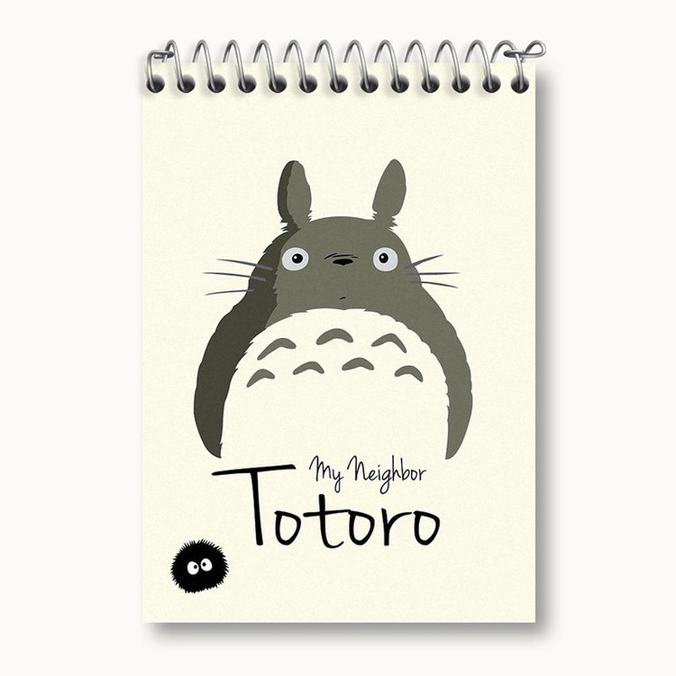 دفتر یادداشت 50 برگ خندالو طرح انیمه توتورو (Totoro) کد N2118
