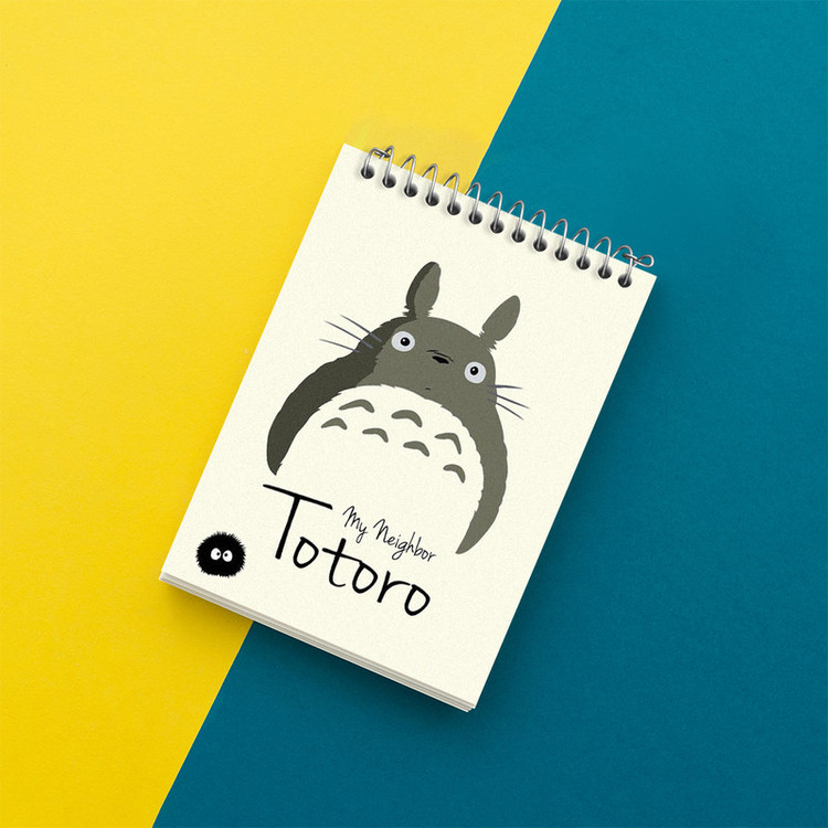 دفتر یادداشت 50 برگ خندالو طرح انیمه توتورو (Totoro) کد N2118