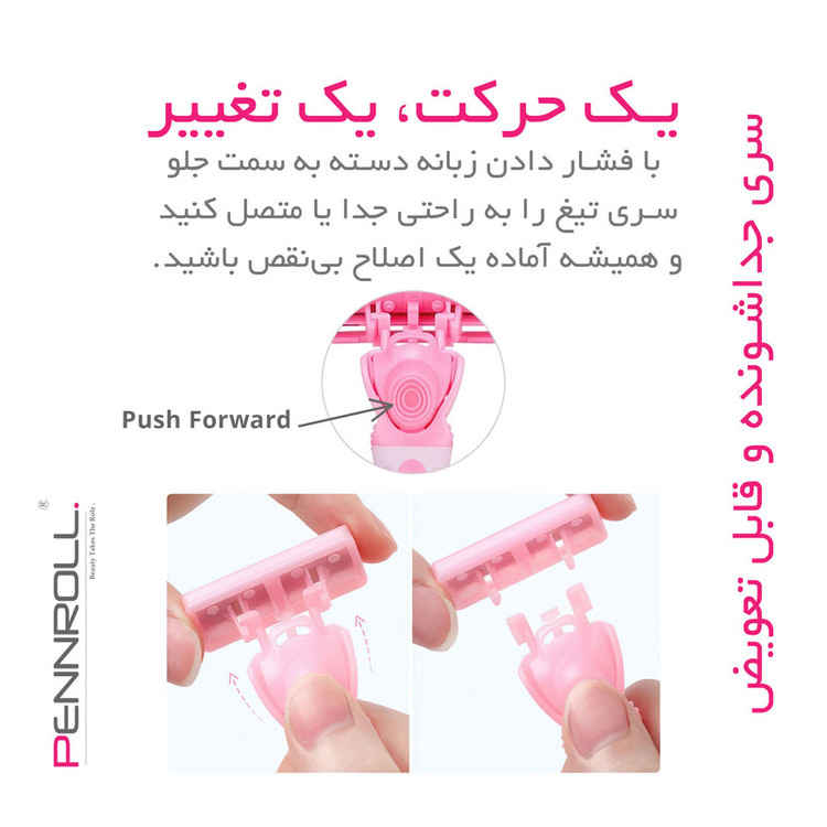 خود تراش پنرول مدل PRCL - PANDA Pro 6 - X2 بسته 2 عددی