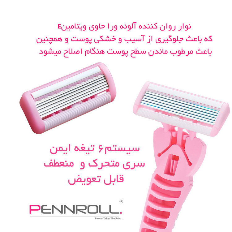 خود تراش پنرول مدل PRCL - PANDA Pro 6 - X2 بسته 2 عددی