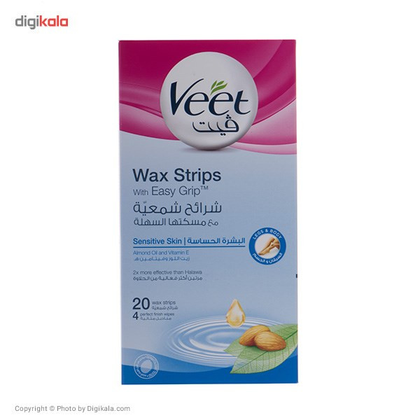 نوار موبر بدن ویت مخصوص پوست حساس بسته 20 عددی
