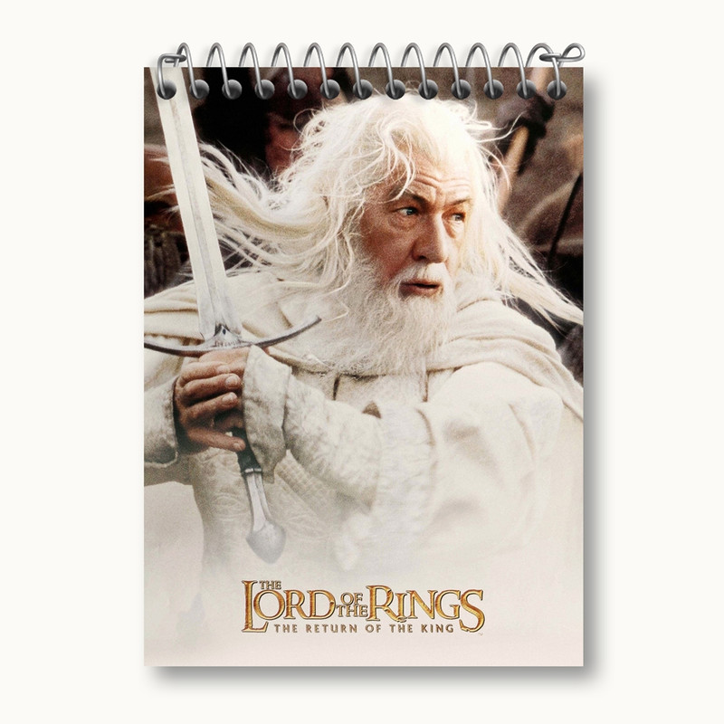 دفتر یادداشت 50 برگ خندالو مدل گندالف ارباب حلقه ها Lord of the Rings کد 4764