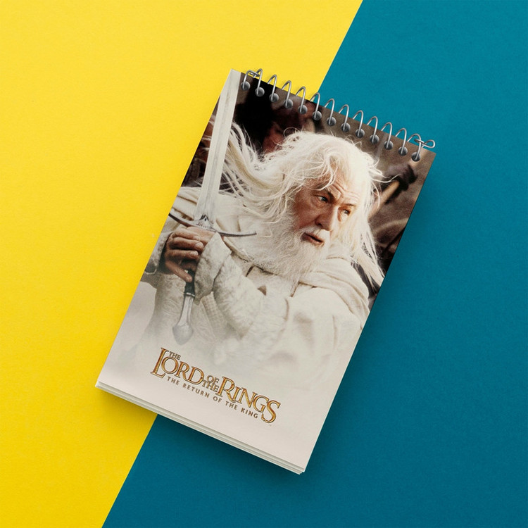 دفتر یادداشت 50 برگ خندالو مدل گندالف ارباب حلقه ها Lord of the Rings کد 4764