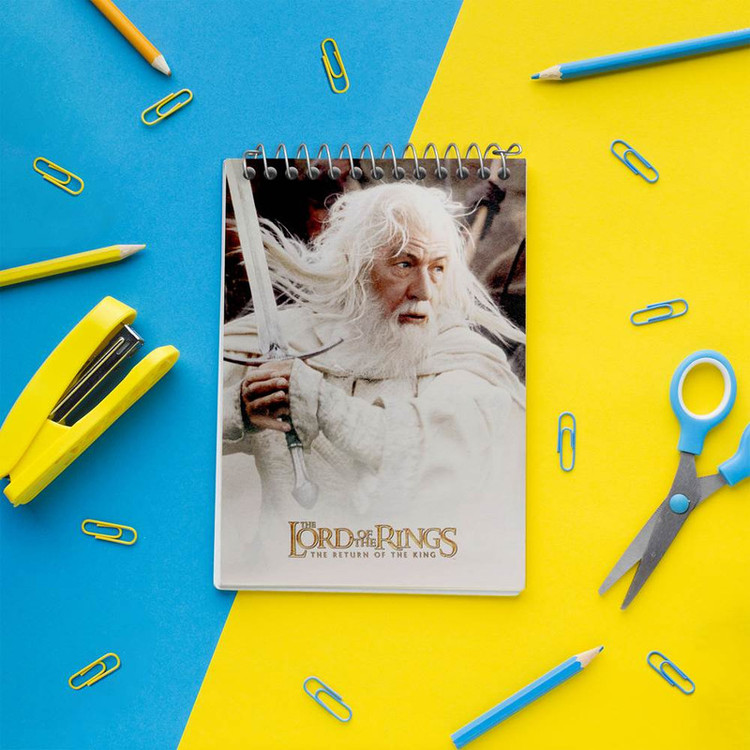 دفتر یادداشت 50 برگ خندالو مدل گندالف ارباب حلقه ها Lord of the Rings کد 4764