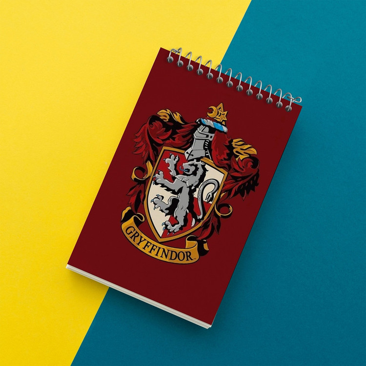 دفتر یادداشت 50 برگ خندالو مدل گریفیندور هری پاتر Harry Potter کد 19357