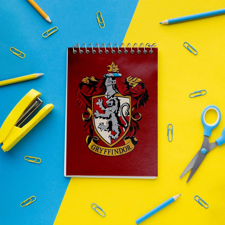 دفتر یادداشت 50 برگ خندالو مدل گریفیندور هری پاتر Harry Potter کد 19357
