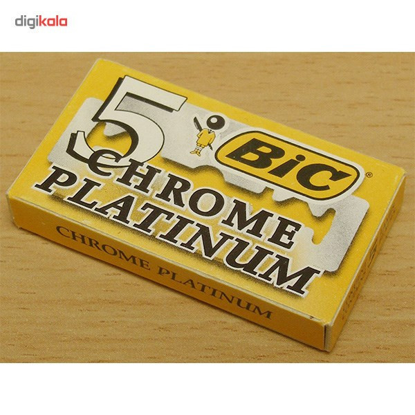 تیغ یدک بیک مدل Platinum Chromium Double Edge