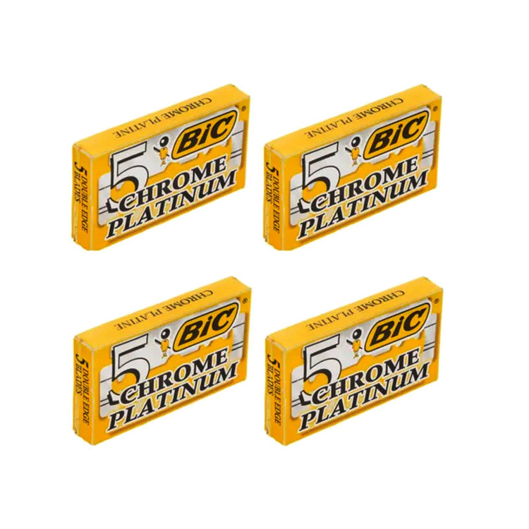 تیغ یدک بیک مدل Platinum Chromium Double Edge
