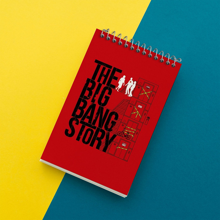 دفتر یادداشت 50 برگ خندالو مدل سریال تئوری بیگ بنگ The Big Bang Theory کد 13311