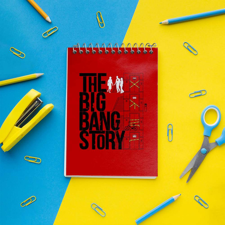 دفتر یادداشت 50 برگ خندالو مدل سریال تئوری بیگ بنگ The Big Bang Theory کد 13311
