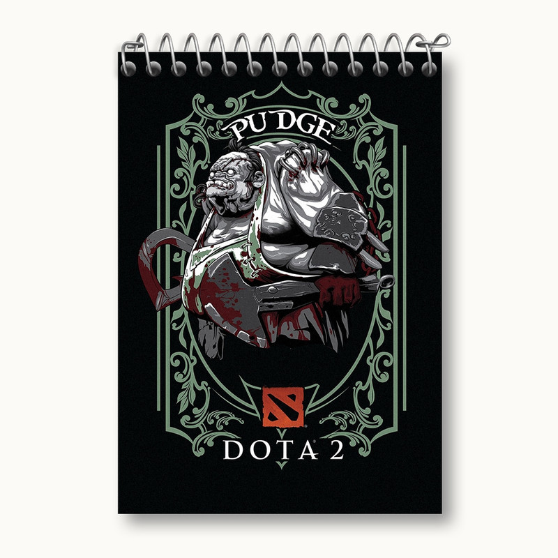 دفتر یادداشت 50 برگ خندالو مدل بازی دوتا (Dota 2) کد 31446