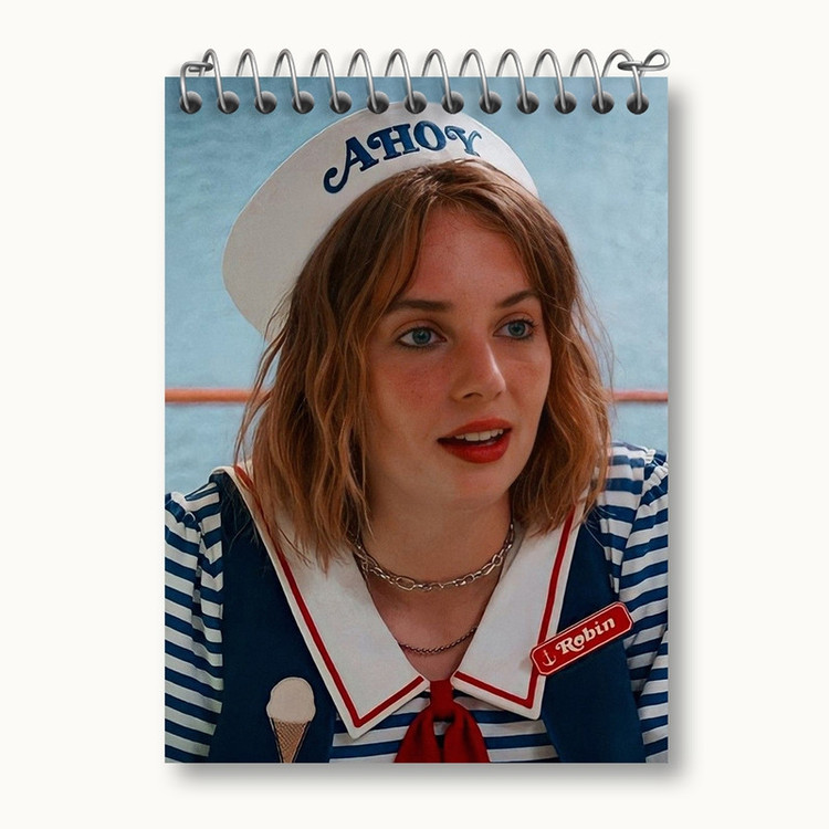 دفتر یادداشت 50 برگ خندالو مدل رابین سریال استرنجر تینگز Stranger Things کد 19347