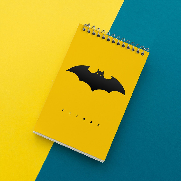 دفتر یادداشت 50 برگ خندالو مدل بتمن Batman کد 10265
