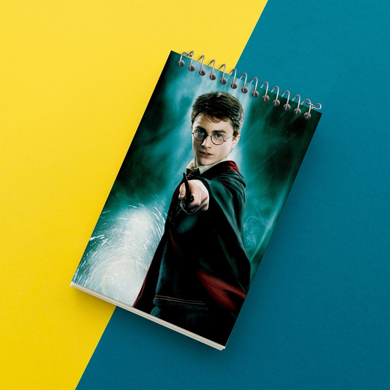 دفتر یادداشت 50 برگ خندالو مدل هری پاتر Harry Potter کد 2904
