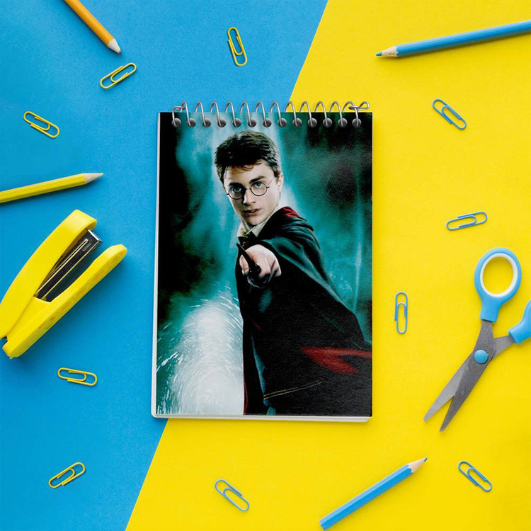 دفتر یادداشت 50 برگ خندالو مدل هری پاتر Harry Potter کد 2904