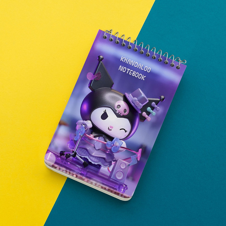 دفتر یادداشت 50 برگ خندالو طرح کرومی (Kuromi) کد N9066
