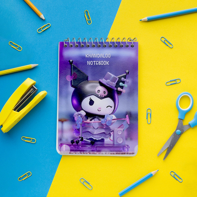 دفتر یادداشت 50 برگ خندالو طرح کرومی (Kuromi) کد N9066