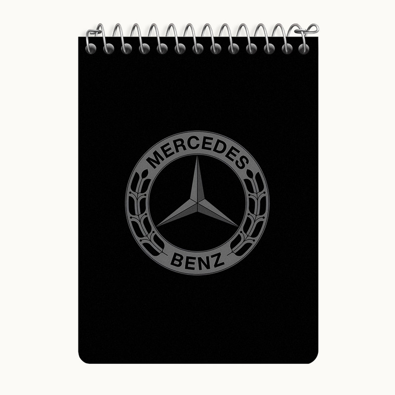 دفتر یادداشت 50 برگ خندالو طرح مرسدس بنز (Mercedes Benz) کد N7557