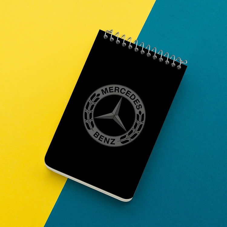 دفتر یادداشت 50 برگ خندالو طرح مرسدس بنز (Mercedes Benz) کد N7557
