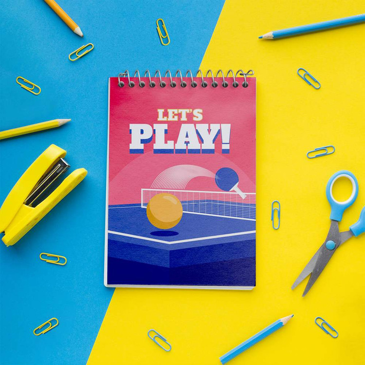 دفتر یادداشت 50 برگ خندالو مدل پینگ پنگ Ping Pong کد 27991