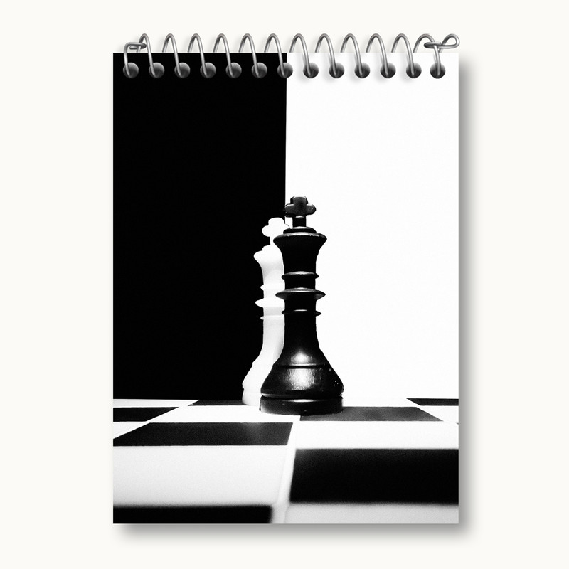 دفتر یادداشت 50 برگ خندالو مدل شطرنج کد 29258