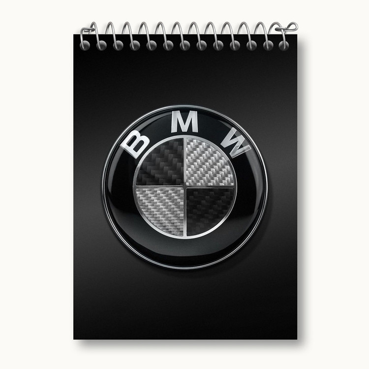 دفتر یادداشت 50 برگ خندالو مدل بی ام دبلیو BMW کد 23636