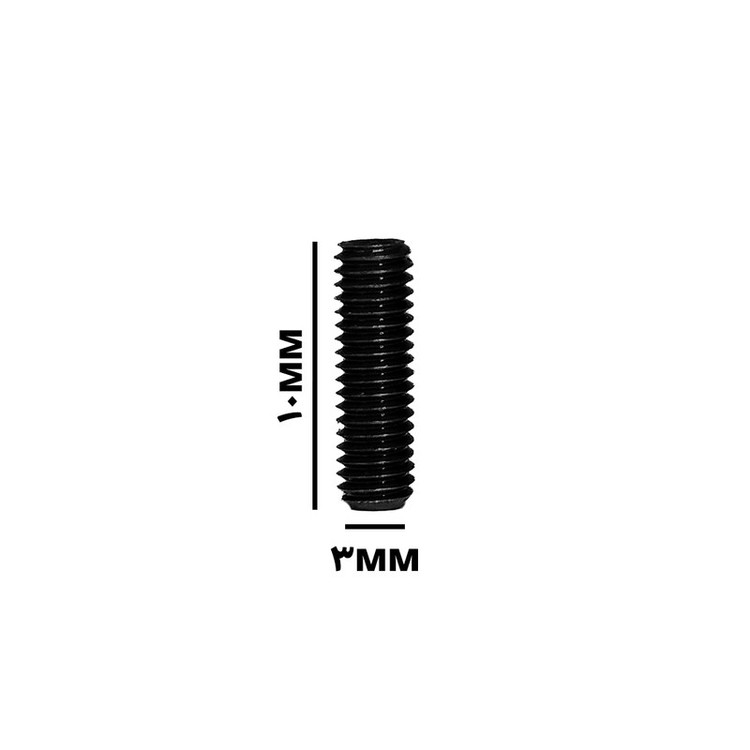 پیچ آلن مغزی HI5 مدل HI5 M3x10MM بسته 10 عددی