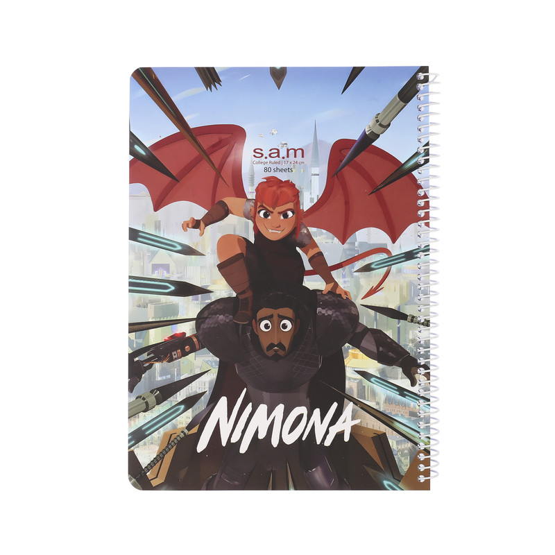 دفتر مشق 100 برگ سم طرح Nimona