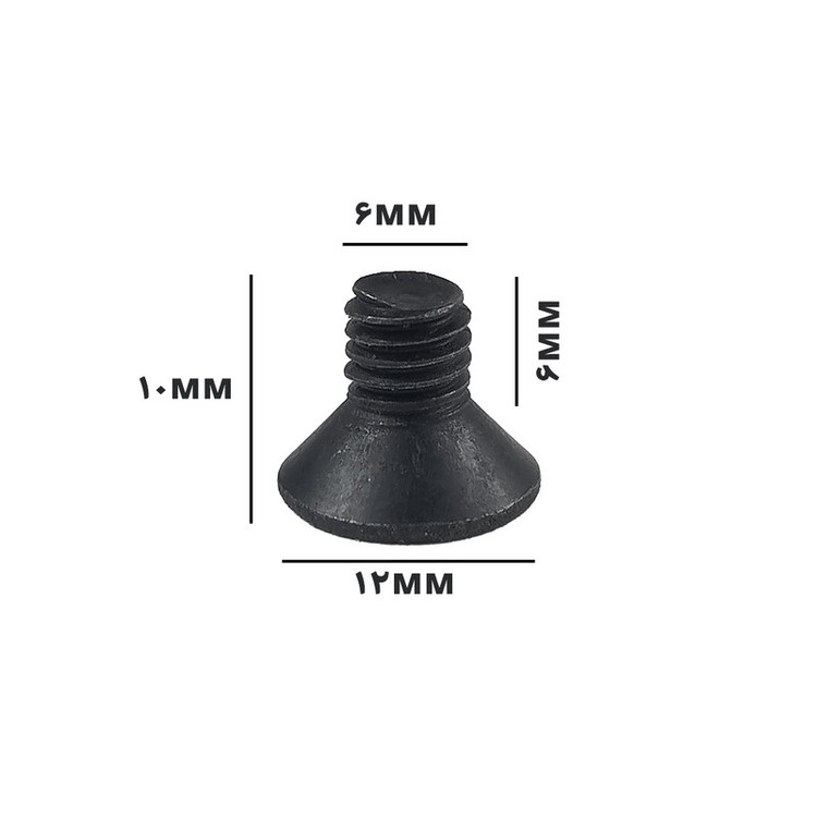 پیچ آلن های فایو استور مدل سرخزینه کد HI5 M6x10MM بسته 5 عددی