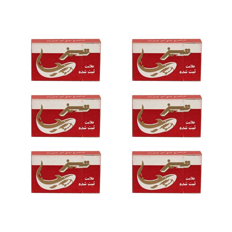 تیغ یدک تیز مدل T10 مجموعه 6 عددی