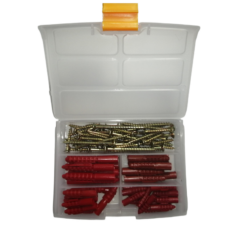 پیچ و رول پلاک مدل MTSN-Screw-90 مجموعه 90 عددی