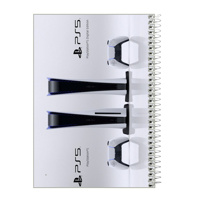 دفتر نقاشی 40 برگ طرح PS5 کد tv3