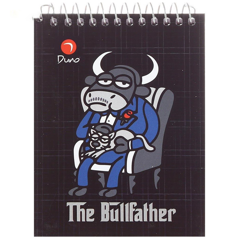 دفترچه یادداشت 80 برگ دونو مدل 912 طرح The Bullfather