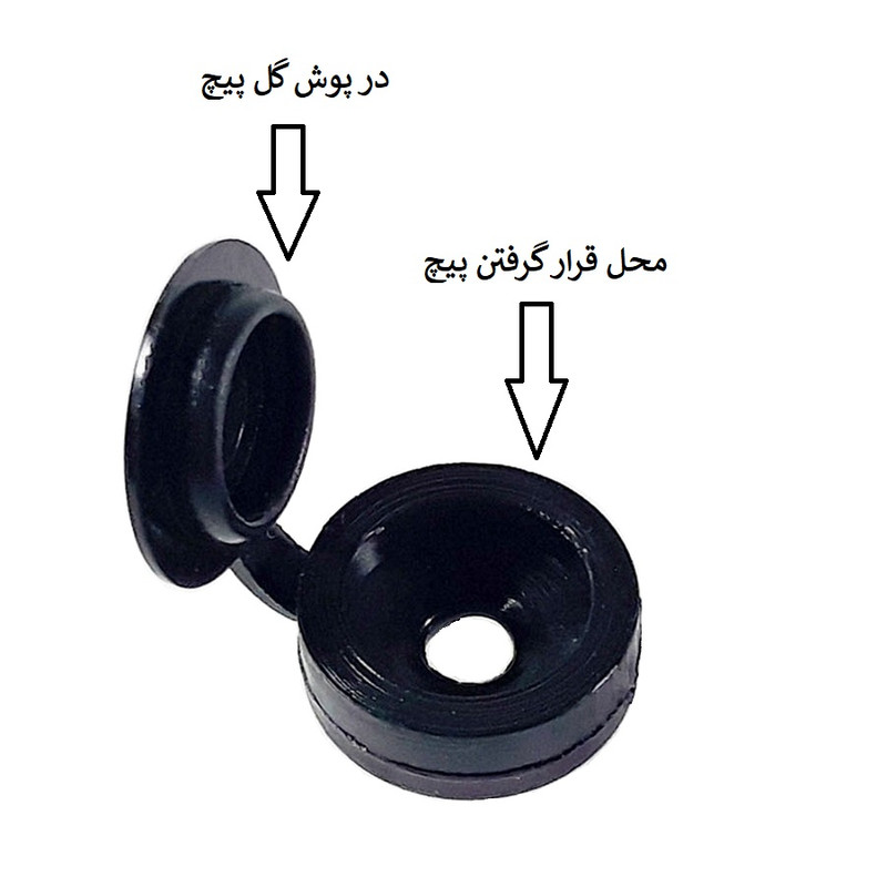 گل پیچ مدل TGP-1007 بسته 72 عددی