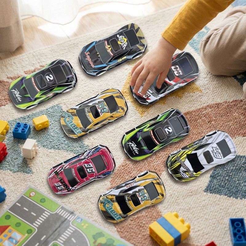ماشین بازی مدل ریسینگ طرح Mini Car کد MF5508 مجموعه 8 عددی