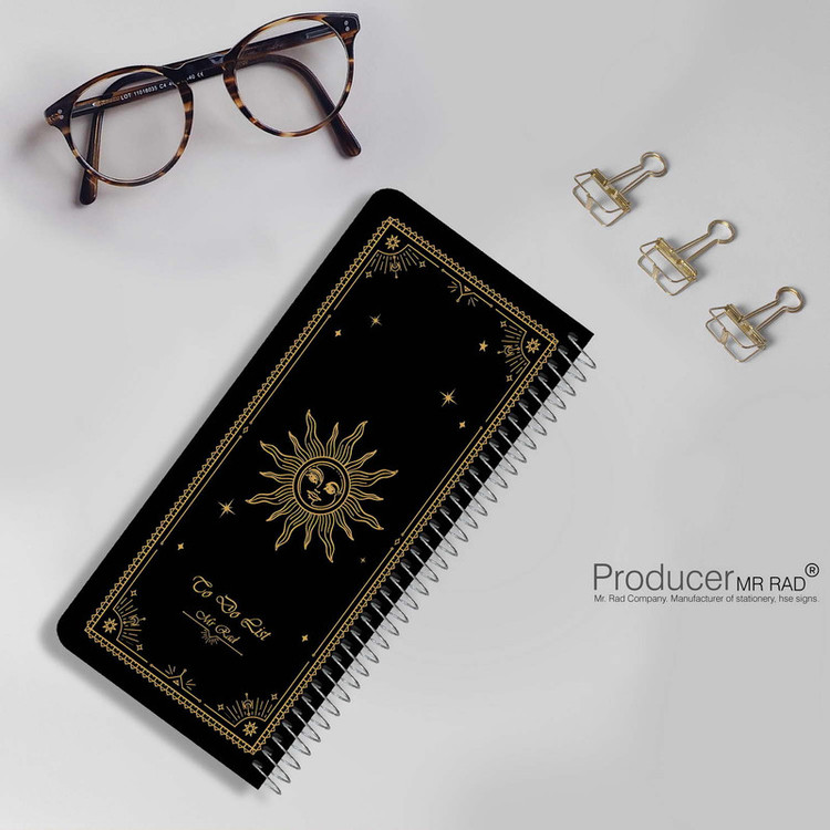 دفترچه یادداشت مستر راد طرح to do list مدل پلنر مهر کد 1630