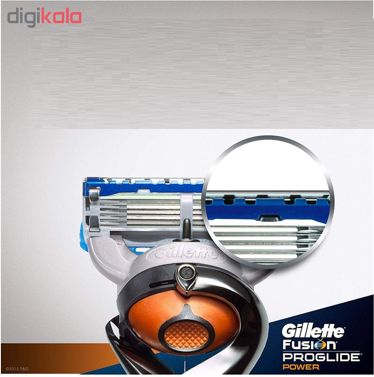 تیغ یدک ژیلت مدل Fusion Proglide Power 5 بسته 4 عددی