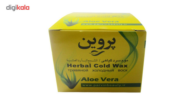 موم سرد پروین مدل Aloevera حجم 300 گرم مجموعه 4 عددی