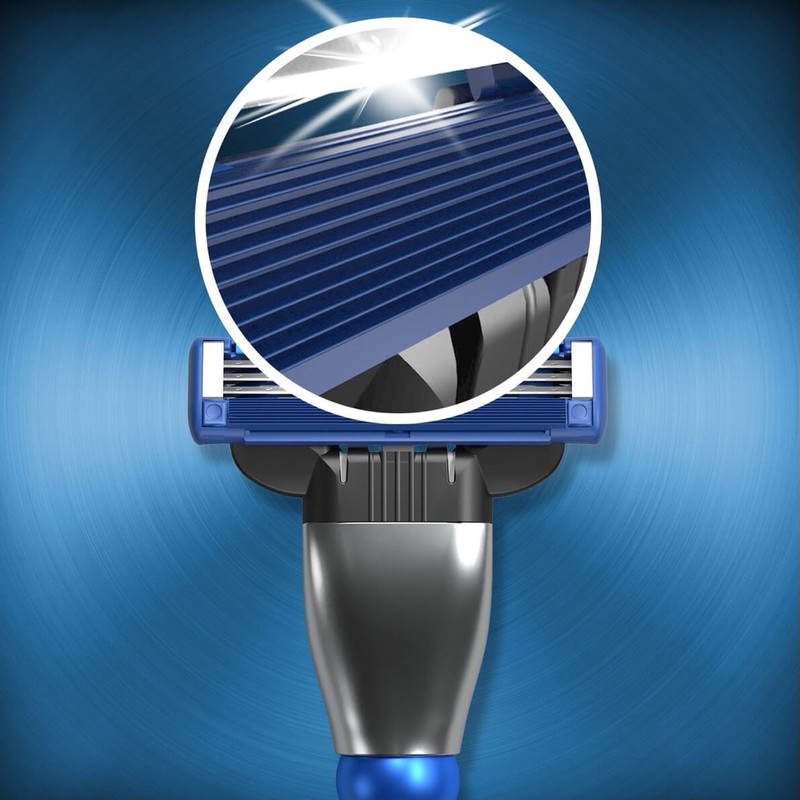 تیغ یدک ژیلت مدل Mach 3 Turbo بسته 4 عددی