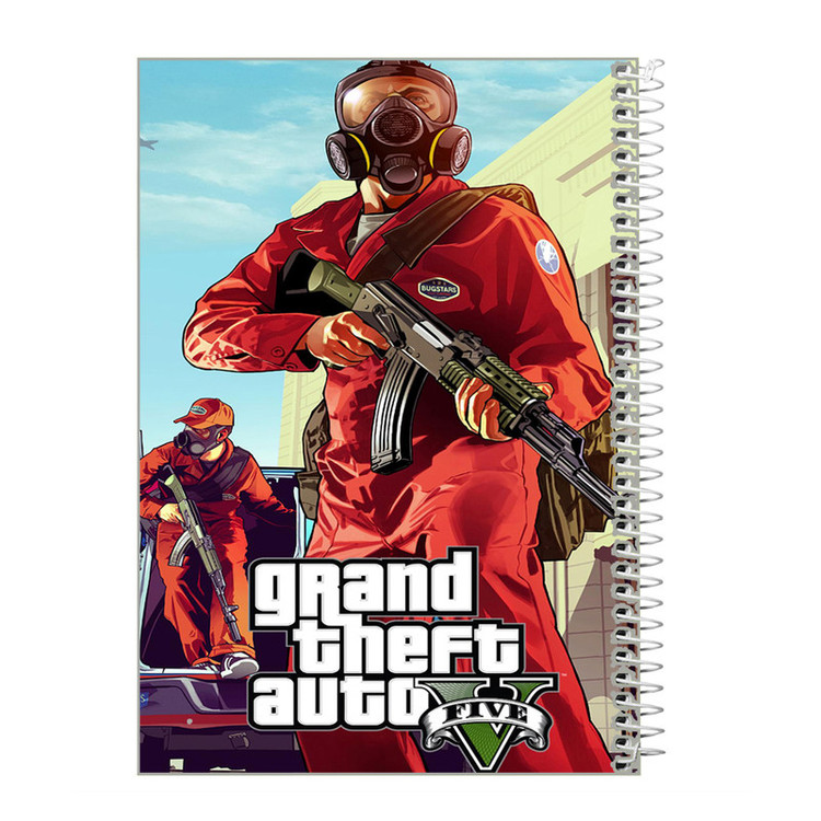 دفتر نقاشی 40 برگ طرح GTA کد tg12
