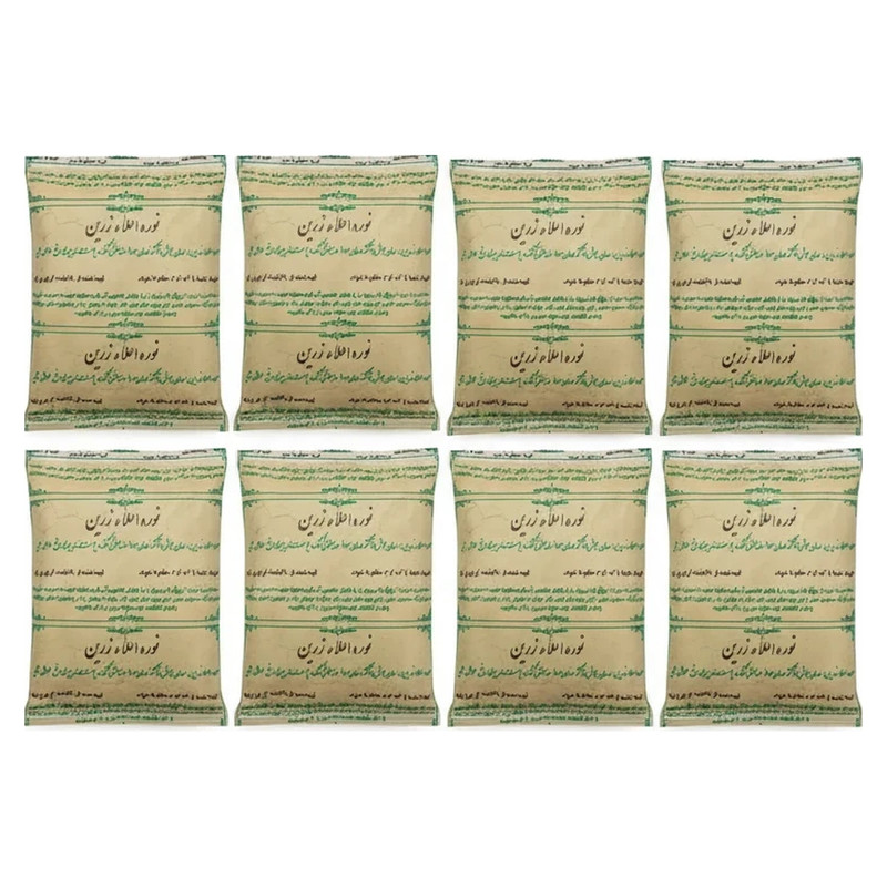 پودر موبر زرین مدل نوره وزن ۵۰۰ گرم مجموعه 8 عددی