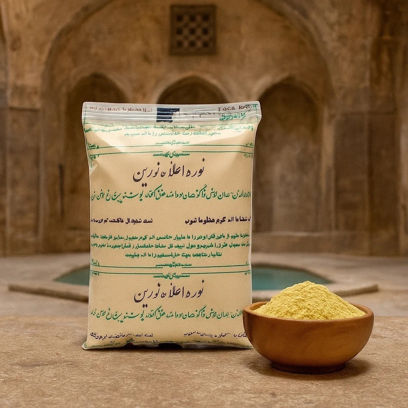 پودر موبر زرین مدل نوره وزن ۵۰۰ گرم مجموعه 8 عددی