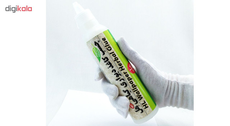 چسب کاغذد دیواری 30 کاره گیاهی هل مدل Organic حجم 300 میلی لیتر
