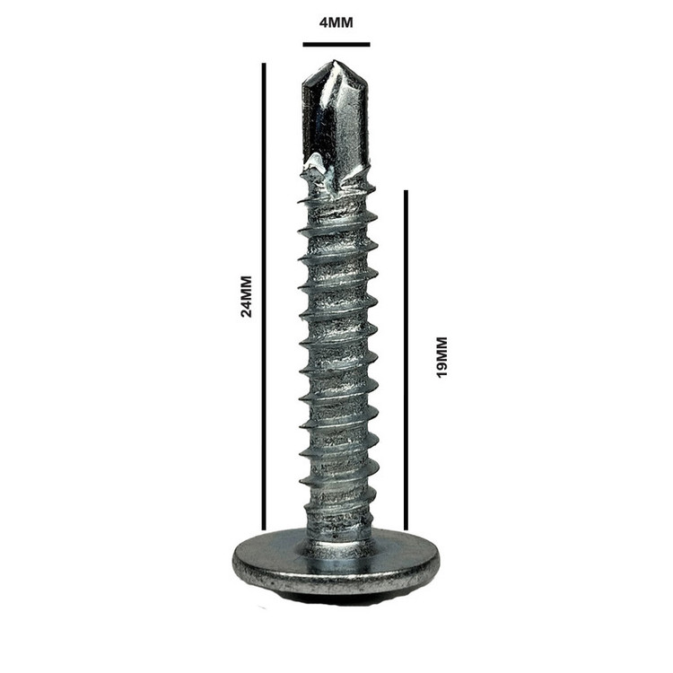 پیچ سرمته واشردار HI5 مدل HI5 M4.2-13/25/32MM بسته 150 عددی