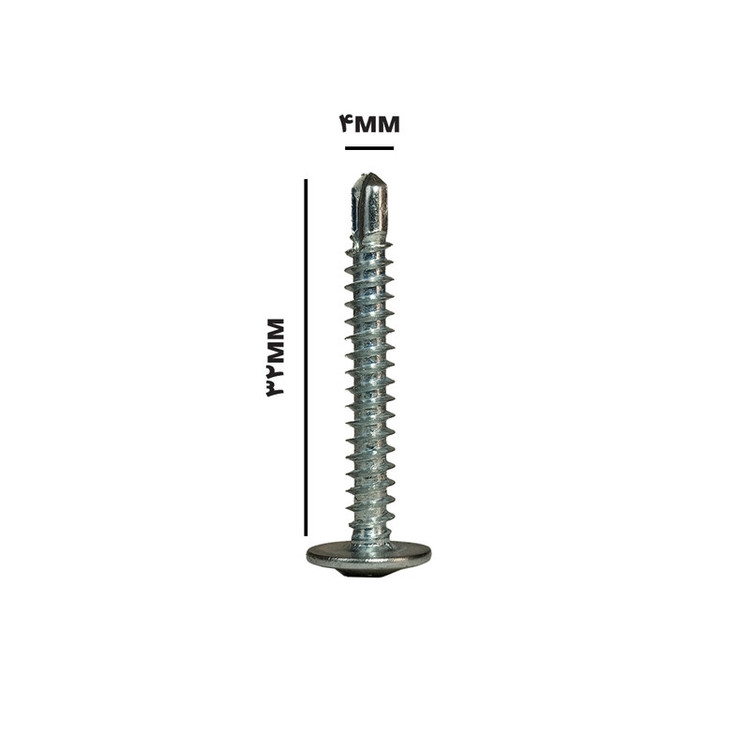 پیچ سرمته واشردار HI5 مدل HI5 M4.2-13/25/32MM بسته 150 عددی