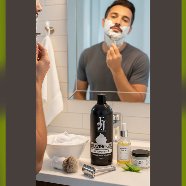ژل اصلاح مردانه افجه مدل B2 حجم 400 میلی لیتر مجموعه 2 عددی